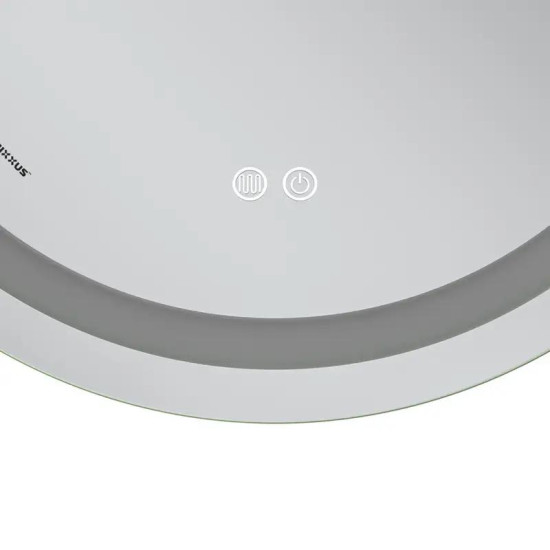 Дзеркало Mixxus Premium ELLIPSE MV05-80x70-REVERSE (LED Touch, Anti-fog, димер (3-6,5kK) (MP6643)