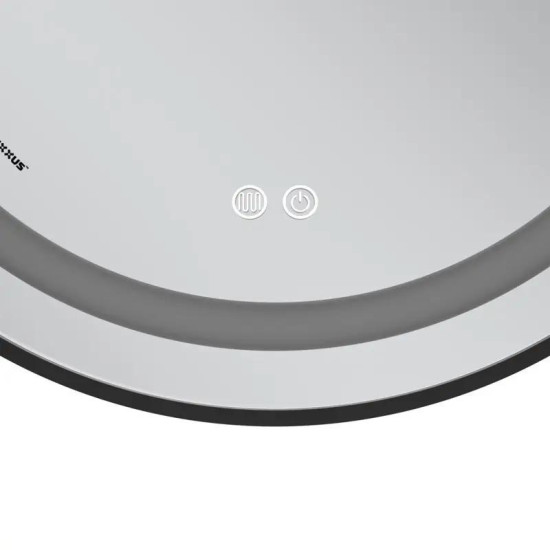 Зеркало Mixxus Premium ELLIPSE MV05-80x70-REVERSE BLACK (LED Touch, Anti-fog, димер (3-6kK) (MP6646)