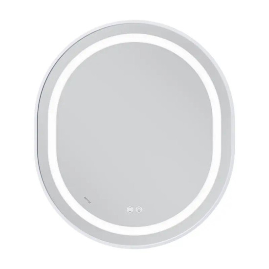 Дзеркало Mixxus Premium ELLIPSE MV05-80x70-REVERSE WHITE (LED Touch, Anti-fog, димер (3-6kK) (MP6645)