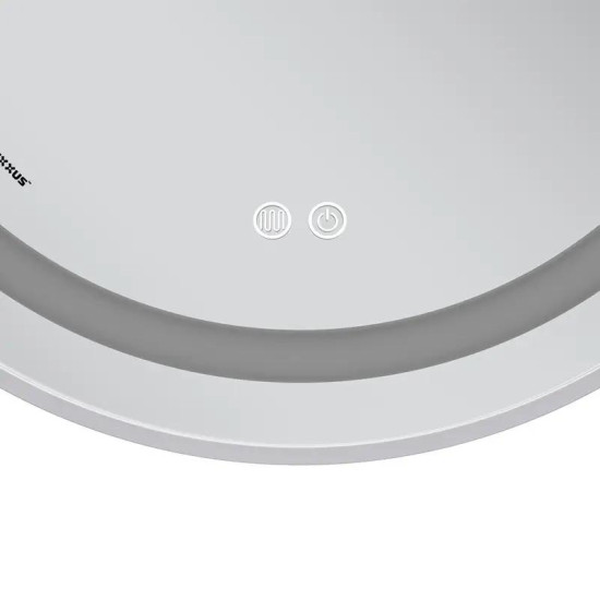Дзеркало Mixxus Premium ELLIPSE MV05-80x70-REVERSE WHITE (LED Touch, Anti-fog, димер (3-6kK) (MP6645)