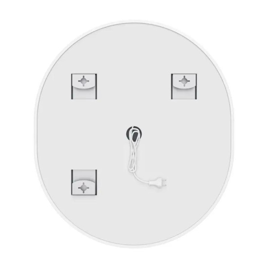 Дзеркало Mixxus Premium ELLIPSE MV05-80x70-REVERSE WHITE (LED Touch, Anti-fog, димер (3-6kK) (MP6645)