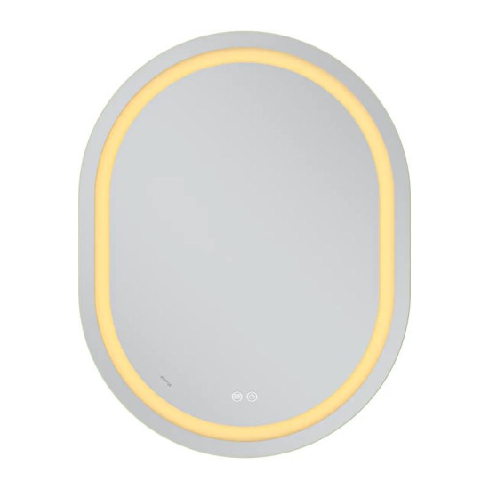 Дзеркало Mixxus Premium ELLIPSE MV05-90x70-REVERSE (LED Touch, Anti-fog, димер (3-6,5kK)) (MP6644)