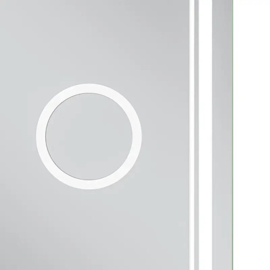 Зеркало Mixxus Premium QUADRO MR20-100x70 (LED Touch, Anti-fog, димер, линза) (MP6622)
