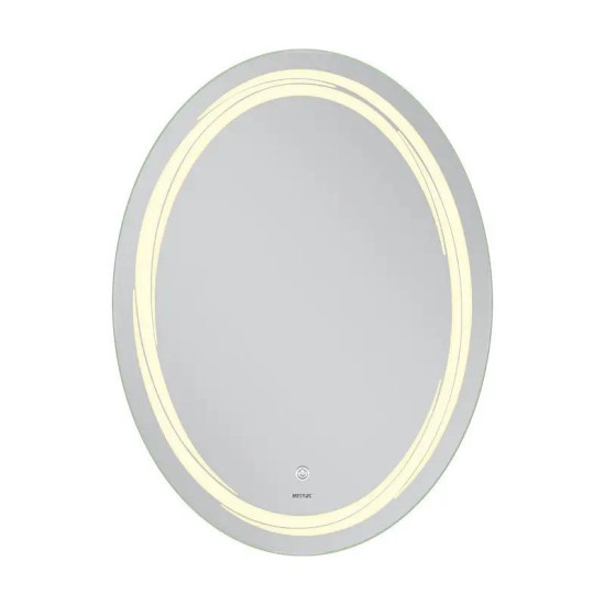Зеркало Mixxus Premium WAVE MV04-60x80 (LED Touch, Anti-fog, димер (3-6,5kK)) (MP6636)