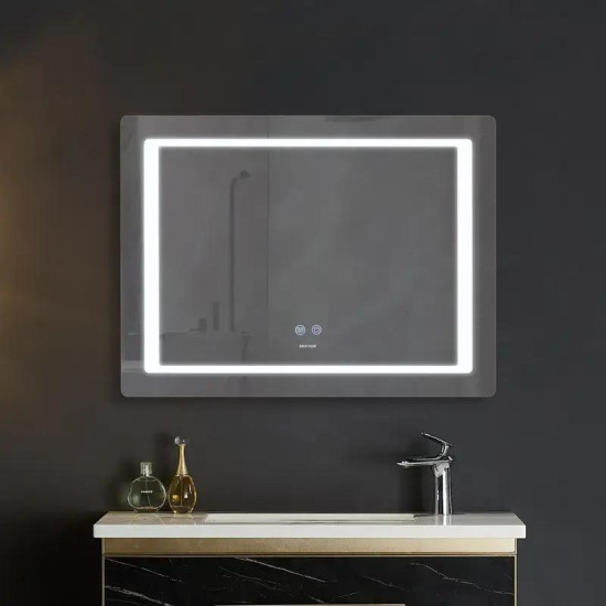 Дзеркало Mixxus STYLE MR13-70x50-REVERSE с LED Touch, Anti-fog, димер, регулюванням яскравості (MI6665)