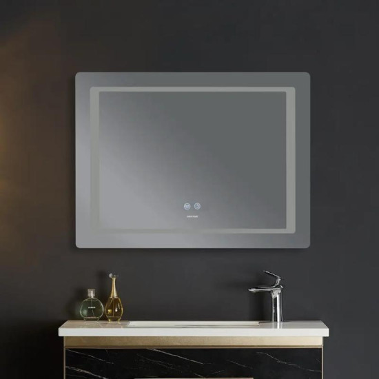 Зеркало Mixxus STYLE MR13-80x60-REVERSE с LED Touch, Anti-fog, димером, регулировкой яркости (MI6666)