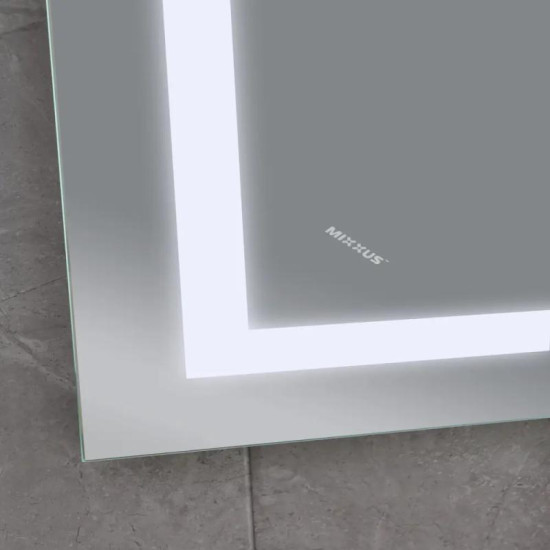 Зеркало Mixxus TALL MR08-80x60-REVERSE с LED Touch, Anti-fog, димером, регулировкой яркости (MI6659)