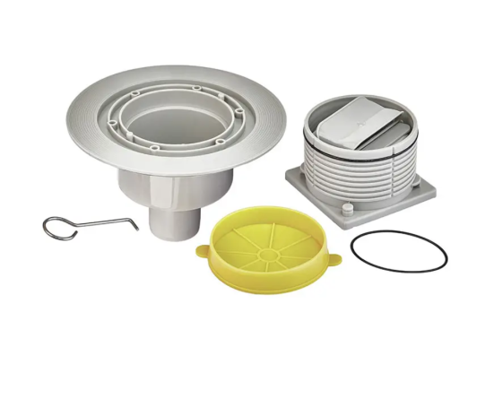 Точечный трап Koer FD14-100x100-180 (прямой отвод) (AC0662)