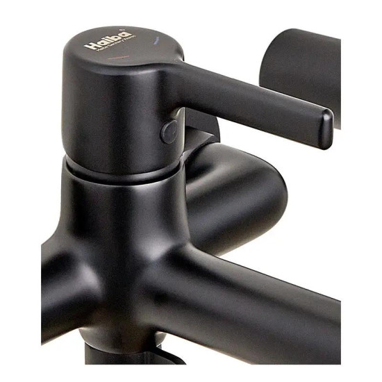 Змішувач для ванни Haiba Markus 009 Euro Black (HB3975)