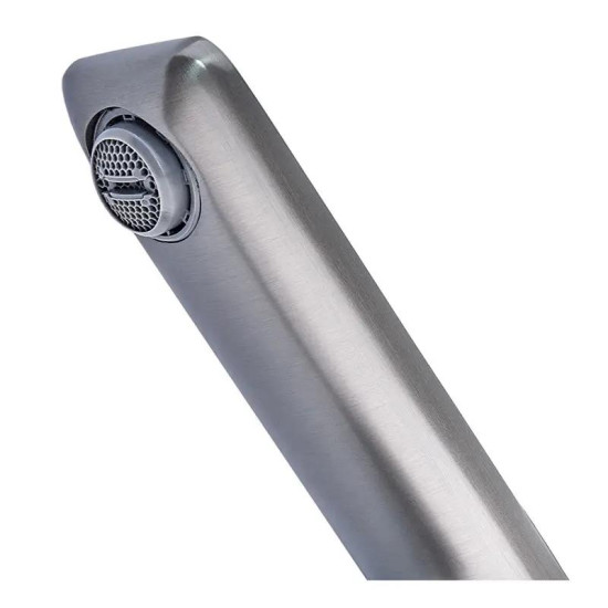Змішувач для раковини Haiba Alex 001 Long Graphite (HB3993)
