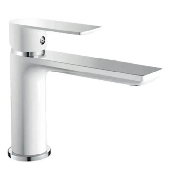 Смеситель для раковины Haiba ALEX 001 LONG WHITE-CHROME (HB9563)