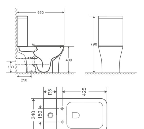 Унітаз-компакт Qtap Quadro Soft-close QT24221215AW