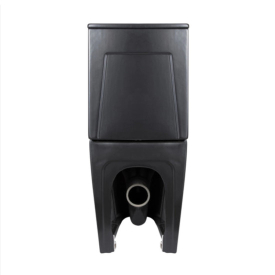 Унитаз-компакт Qtap Scorpio Ultra Quiet безободковый с сиденьем Soft-Close MATT BLACK QT14226088AMB