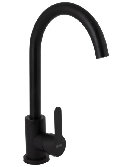 Кухонний змішувач Brinex Pure 015F Black Matt BRIPUR015FBLM