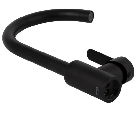 Кухонний змішувач Brinex Pure 015F Black Matt BRIPUR015FBLM