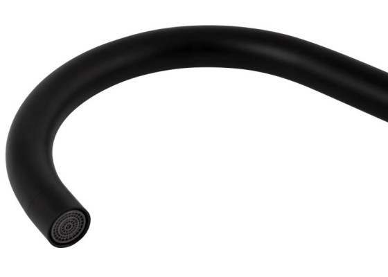 Кухонний змішувач Brinex Pure 015F Black Matt BRIPUR015FBLM