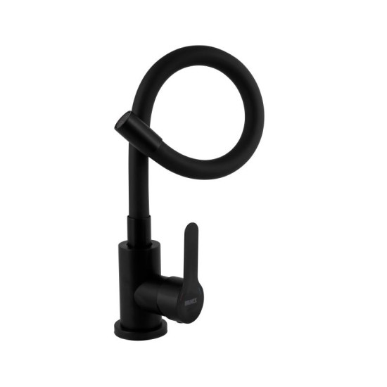 Кухонный смеситель Brinex Pure 015F3 Black Matt BRIPUR015F3BLM