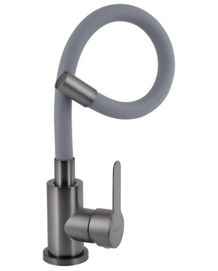 Кухонный смеситель Brinex Pure 015F3 Graphite/Grey BRIPUR015F3GRG