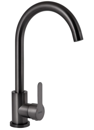 Кухонный смеситель Brinex Pure 015F Graphite BRIPUR015FGRP