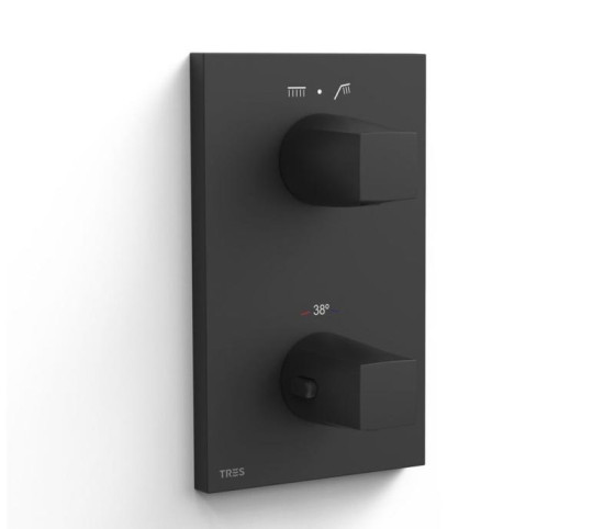 Душова система прихованого монтажу Tres Therm-Box 21125004NM чорний матовий
