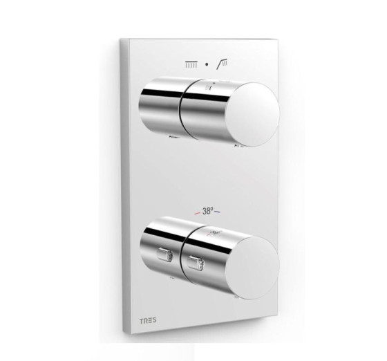 Душова система прихованого монтажу Tres Therm-Box 21625004 хром