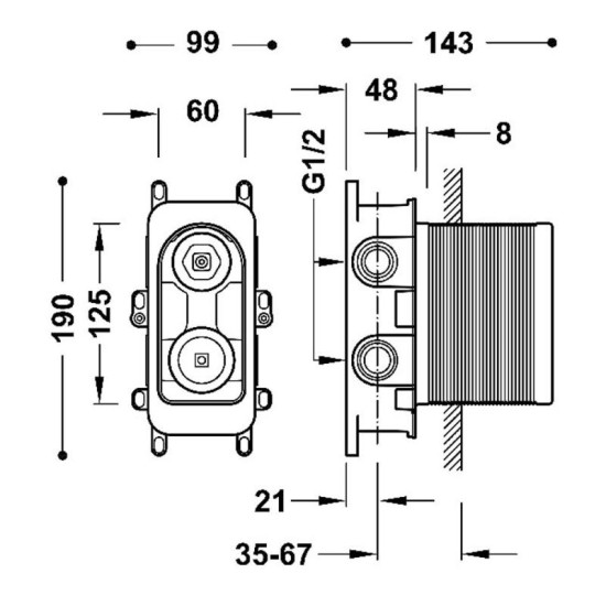Скрытая часть Tres Rapid-Box 20828110