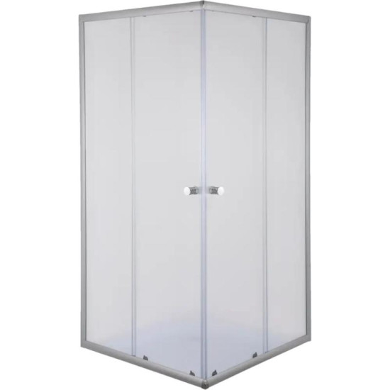 Душевая кабина Mixxus CUBIC SCT01-90x90x195-FB CHROME матовая 4мм (MI6903)
