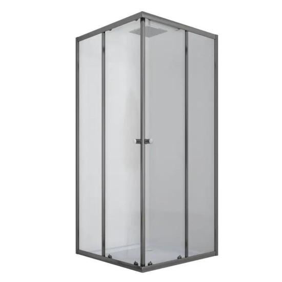 Душевая кабина Mixxus CUBIC SCT01-90x90x195-TR GRAPHITE прозрачная 4мм (MI6905)