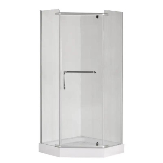 Душевая кабина Mixxus LINES SC01-90x90x185-TR CHROME прозрачная 6мм (MI6915)