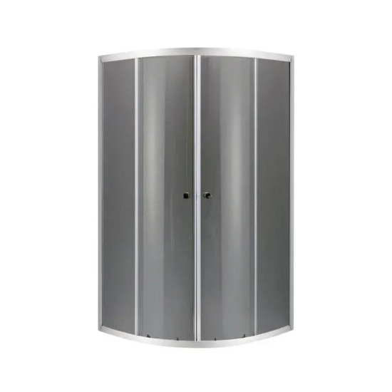 Душова кабіна Mixxus PLAIN SC01-90x90x185-GR CHROME тонована 4мм (MI6900)
