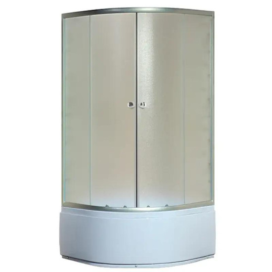 Душова кабіна Mixxus PLAIN SCT01-90x90x195-FB SATIN матова 4мм (MI6894)