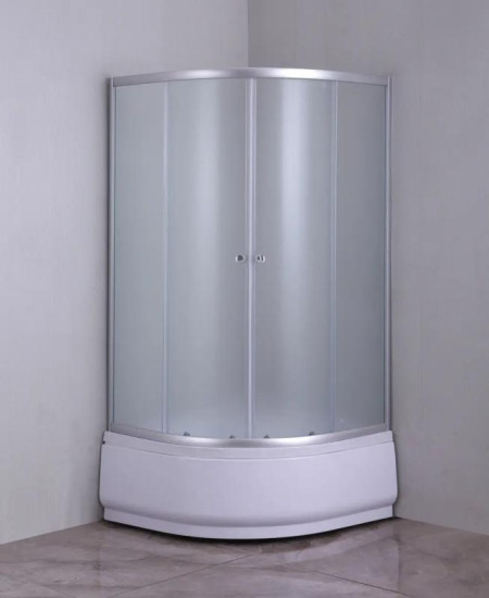 Душова кабіна Mixxus PLAIN SCT01-90x90x195-FB SATIN матова 4мм (MI6894)