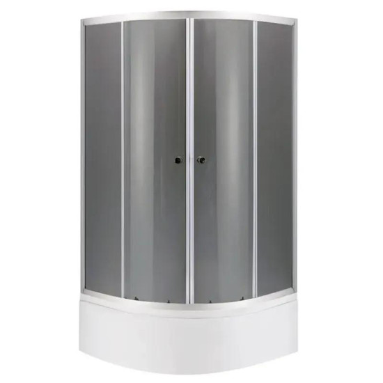 Душевая кабина Mixxus PLAIN SCT01-90x90x195-GR SATIN тонированная 4мм (MI6895)