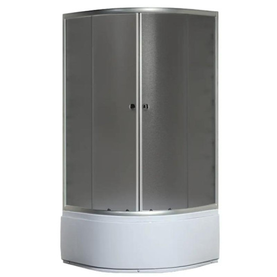 Душевая кабина Mixxus PLAIN SCT01-90x90x195-GR SATIN тонированная 4мм (MI6895)