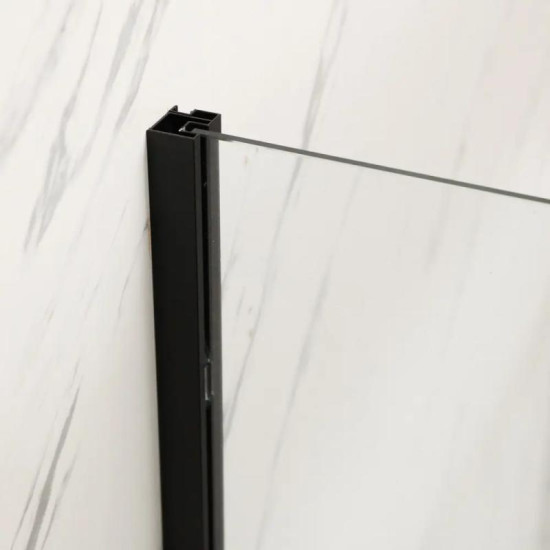 Душова кабіна Mixxus Premium BEVEL SC01-100x80x195-TR Black прозора 6мм (MI6870)