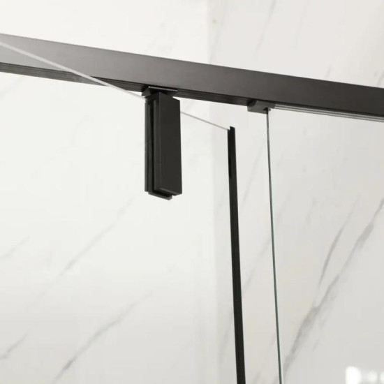 Душова кабіна Mixxus Premium BEVEL SC01-100x80x195-TR Black прозора 6мм (MI6870)
