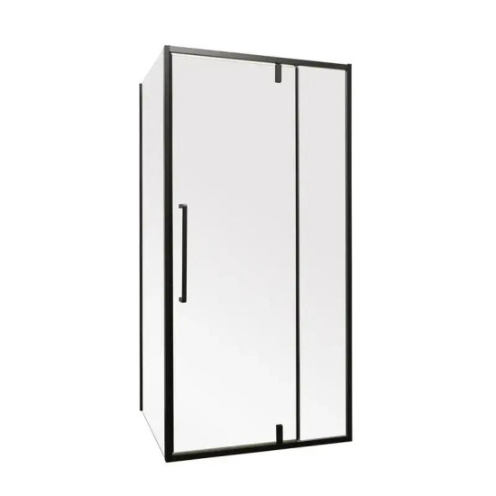 Душова кабіна Mixxus Premium BEVEL SC01-120x80x195-TR Black прозора 6мм (MI6872)