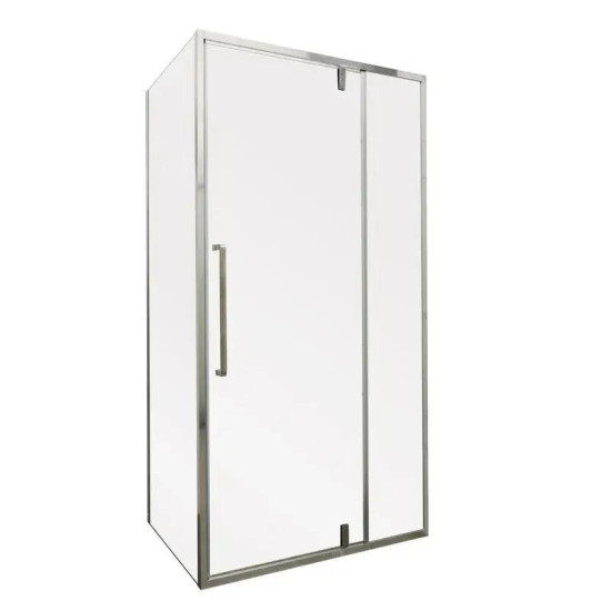 Душова кабіна Mixxus Premium BEVEL SC01-120x80x195-TR Chrome прозора 6мм (MI6871)