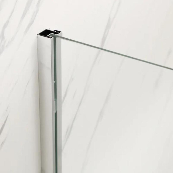 Душова кабіна Mixxus Premium BEVEL SC01-120x80x195-TR Chrome прозора 6мм (MI6871)