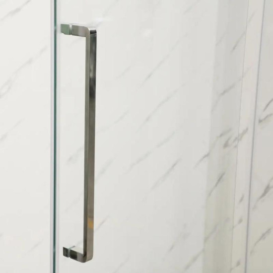 Душова кабіна Mixxus Premium BEVEL SC01-120x80x195-TR Chrome прозора 6мм (MI6871)