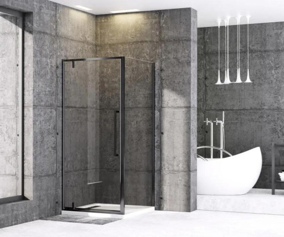Душевая кабина Mixxus Premium BEVEL SC01-90x90x195-TR Black прозрачная 6мм (MI6864)