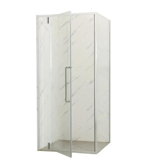 Душова кабіна Mixxus Premium BEVEL SC01-90x90x195-TR Chrome прозора 6мм (MI6863)