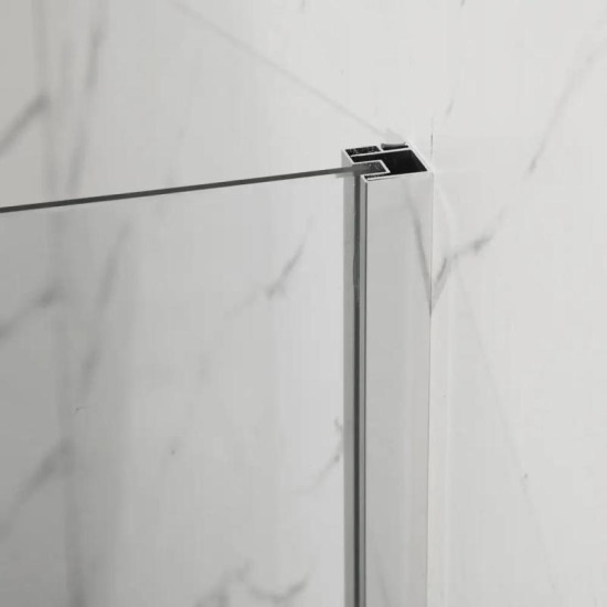 Душова кабіна Mixxus Premium BEVEL SC01-90x90x195-TR Chrome прозора 6мм (MI6863)