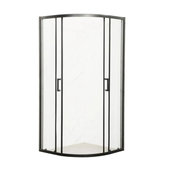 Душевая кабина Mixxus Premium DIVERSE SC01-90x90x195-TR Black прозрачная 5мм (MI6860)