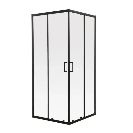 Душевая кабина Mixxus Premium DIVERSE SC02-90x90x195-TR Black прозрачная 5мм (MI6862)