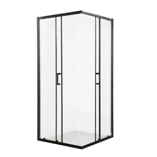 Душевая кабина Mixxus Premium DIVERSE SC02-90x90x195-TR Black прозрачная 5мм (MI6862)