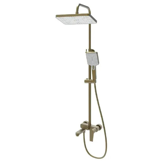 Душевая система Haiba MILANO 003-J BRUSHED GOLD (HB9620)