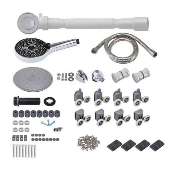 Душовий бокс Mixxus STRONG SB01-90x90x215-FB SATIN (MI6884)