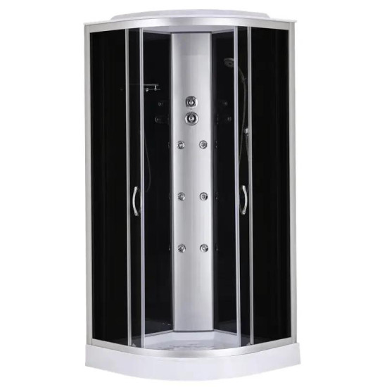 Душовий бокс Mixxus STRONG SBH02-90x90x215-GR SATIN (MI6891)