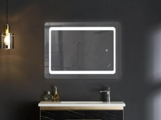 Дзеркало Mixxus TWEE MR09-50x80-REVERSE с LED Touch, Anti-fog, димером, регулюванням яскравості (MI6930)